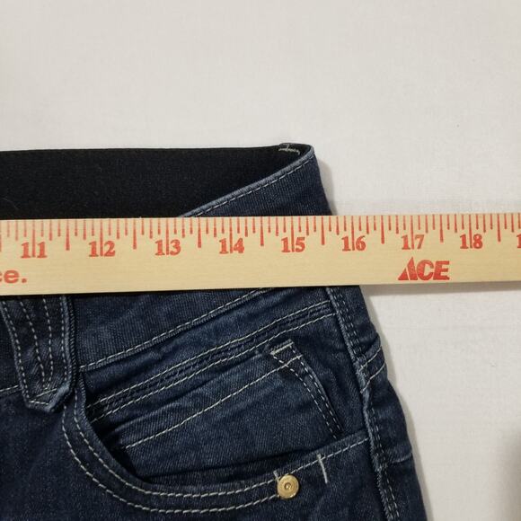 Democracy Jeans Womens 8 Blue Skinny Ab Solution Stretch Dark Indigo B1176KAN - Picture 9 of 12